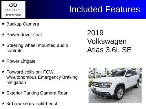 2019 Volkswagen Atlas 3.6L SE w/Technology