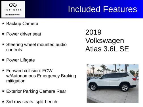 2019 Volkswagen Atlas 3.6L SE w/Technology