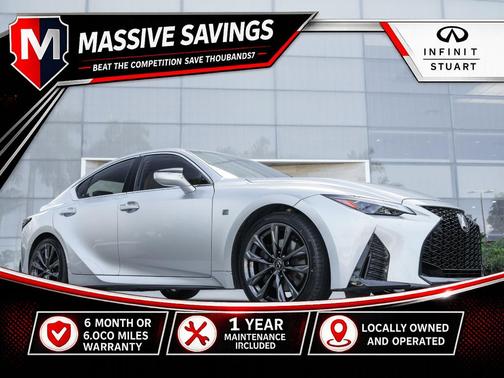 Iridium 2023 Lexus IS 350 F SPORT Design