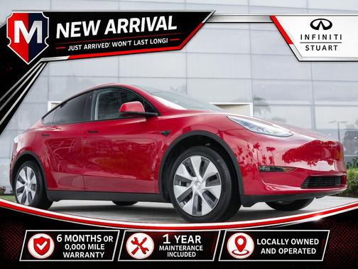 Red Multi 2022 Tesla Model Y Long Range