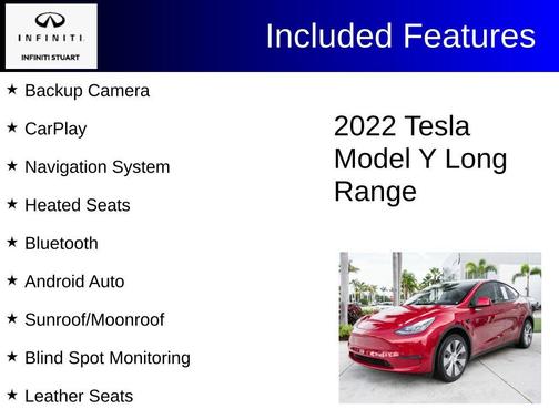Red Multi 2022 Tesla Model Y Long Range