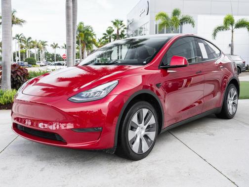 Red Multi 2022 Tesla Model Y Long Range