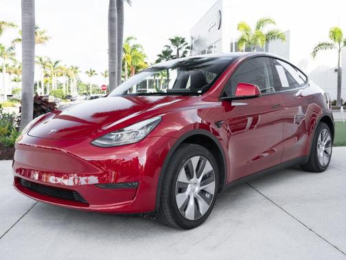 Red Multi 2022 Tesla Model Y Long Range