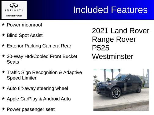 2021 Land Rover Range Rover P525 HSE Westminster