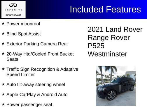 2021 Land Rover Range Rover P525 HSE Westminster