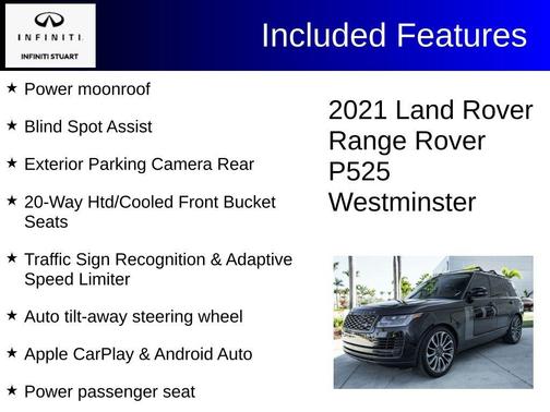 2021 Land Rover Range Rover P525 HSE Westminster