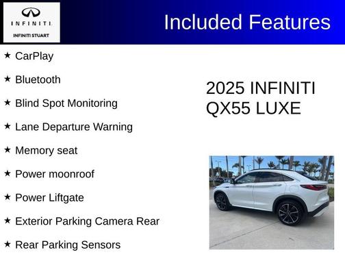 2025 INFINITI QX55 LUXE