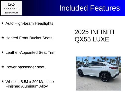 2025 INFINITI QX55 LUXE