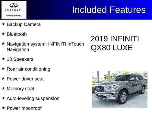 Smoky Quartz 2019 INFINITI QX80 Luxe