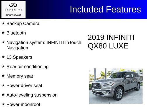 2019 INFINITI QX80 Luxe