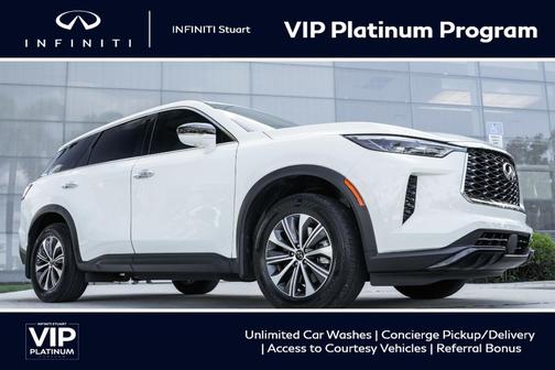 Glacier White 2024 INFINITI QX60 Pure