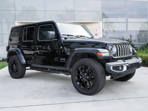 Black Clearcoat 2025 Jeep Wrangler 4xe Sahara