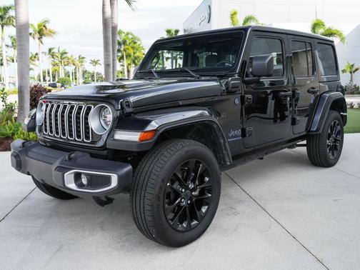 Black Clearcoat 2025 Jeep Wrangler 4xe Sahara