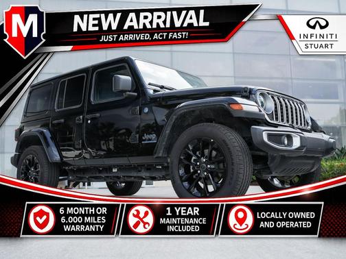 Black Clearcoat 2025 Jeep Wrangler 4xe Sahara