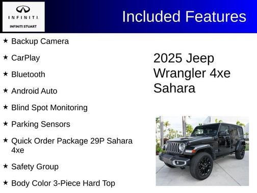 Black Clearcoat 2025 Jeep Wrangler 4xe Sahara