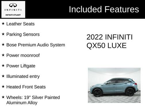 2022 INFINITI QX50 Luxe
