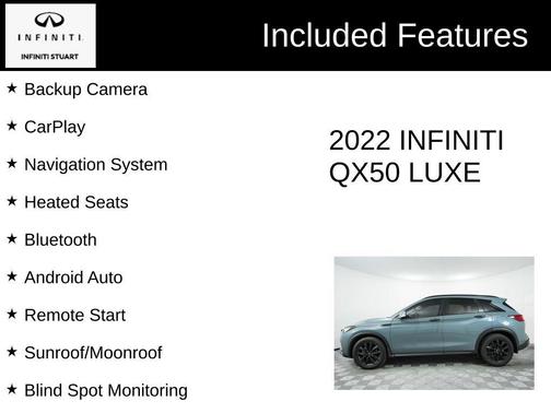 2022 INFINITI QX50 Luxe