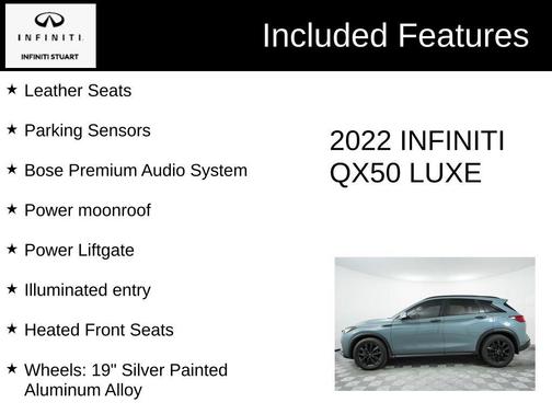 2022 INFINITI QX50 Luxe