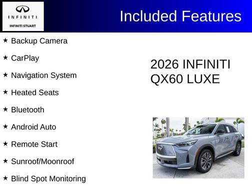 Harbor Gray 2026 INFINITI QX60 Luxe