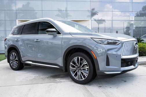 Harbor Gray 2026 INFINITI QX60 Luxe