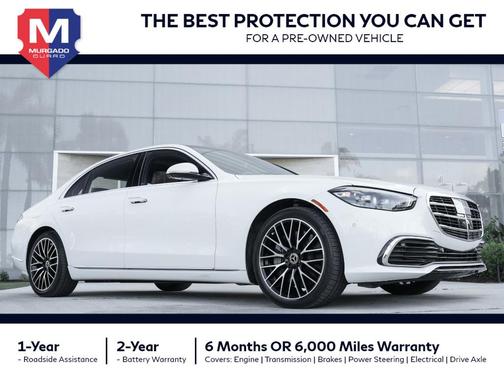 MANUFAKTUR Moonlight White Metallic 2024 Mercedes-Benz S-Class S 580 4MATIC