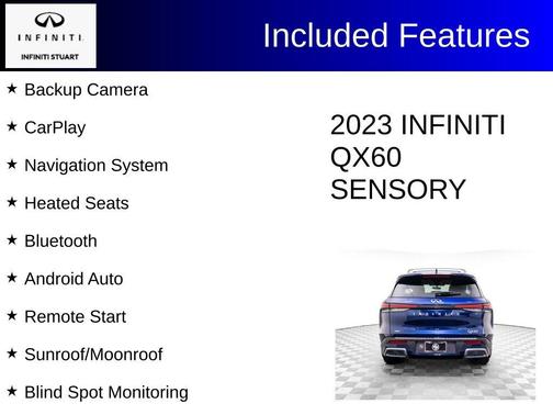 Grand Blue 2023 INFINITI QX60 SENSORY