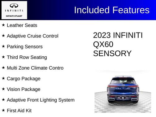 Grand Blue 2023 INFINITI QX60 SENSORY