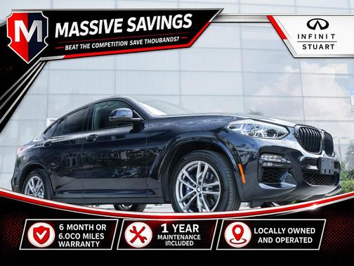 Carbon Black Metallic 2021 BMW X4 M40i