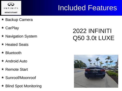 2022 INFINITI Q50 LUXE
