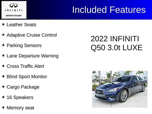 2022 INFINITI Q50 LUXE