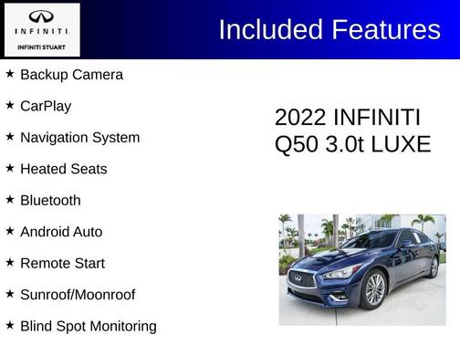 2022 INFINITI Q50 LUXE