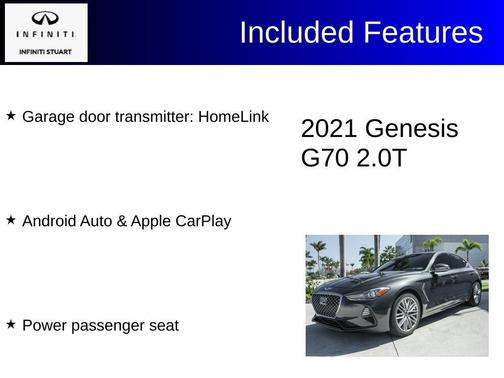 2021 Genesis G70 2.0T
