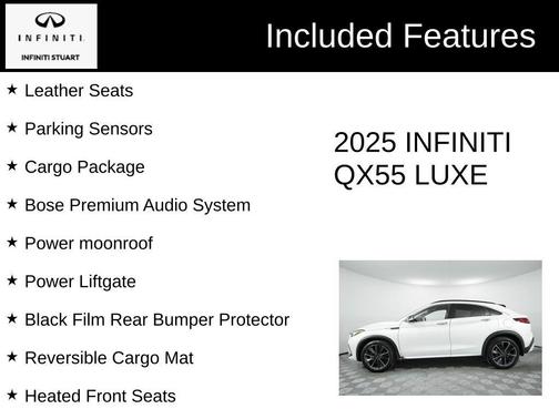 2025 INFINITI QX55 LUXE