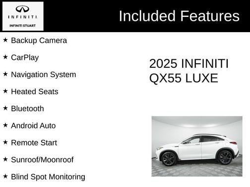 2025 INFINITI QX55 LUXE