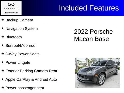 Volcano Grey Metallic 2022 Porsche Macan Base