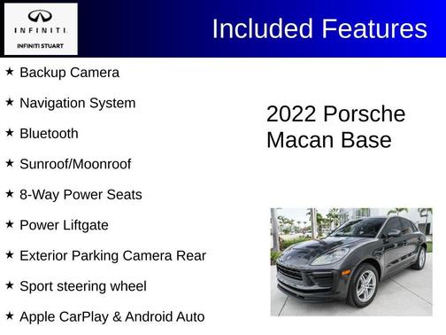 Volcano Grey Metallic 2022 Porsche Macan Base