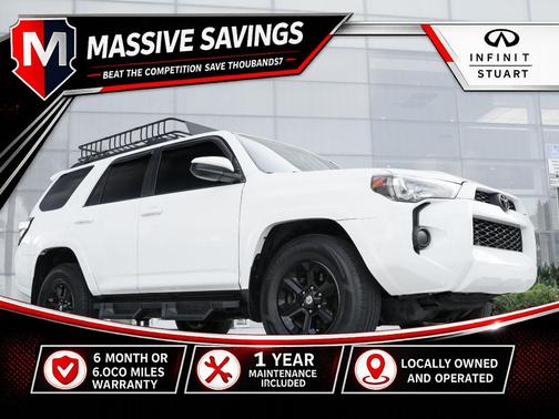 Super White 2018 Toyota 4Runner SR5