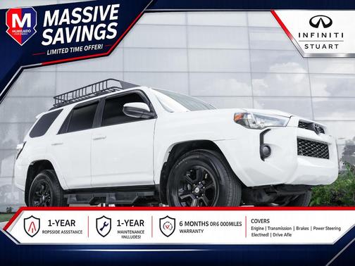 Super White 2018 Toyota 4Runner SR5