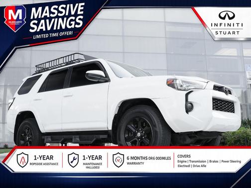 Super White 2018 Toyota 4Runner SR5