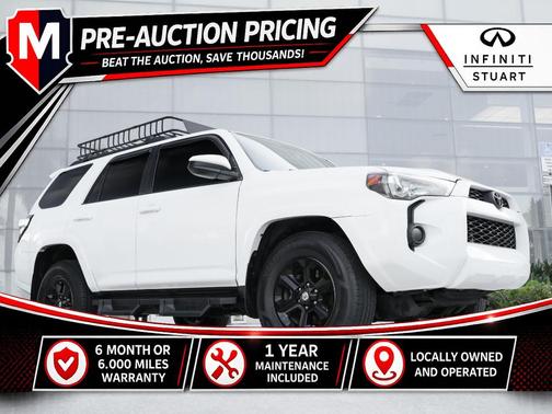 Super White 2018 Toyota 4Runner SR5
