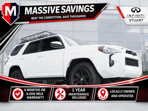 Super White 2018 Toyota 4Runner SR5