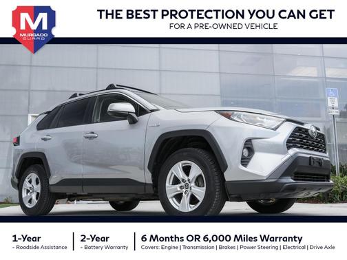 Silver Sky Metallic 2019 Toyota RAV4 Hybrid XLE