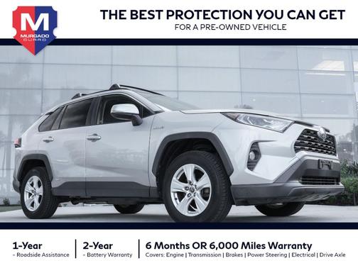 Silver Sky Metallic 2019 Toyota RAV4 Hybrid XLE