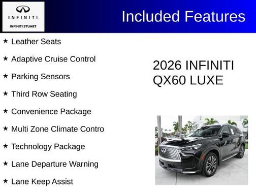 Diamond Black 2026 INFINITI QX60 LUXE