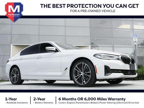 Mineral White Metallic 2023 BMW 540 i xDrive