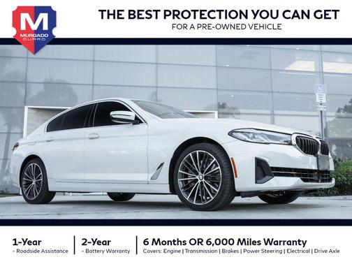 Mineral White Metallic 2023 BMW 540 i xDrive