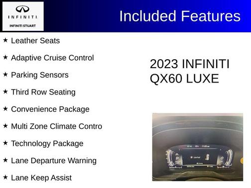 Majestic White 2023 INFINITI QX60 Luxe