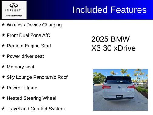 Alpine White 2025 BMW X3 30 xDrive