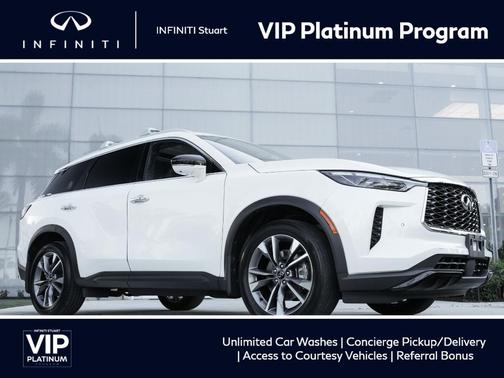 Majestic White 2023 INFINITI QX60 Luxe