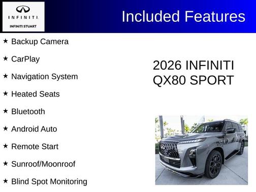 Dynamic Metal 2026 INFINITI QX80 SPORT